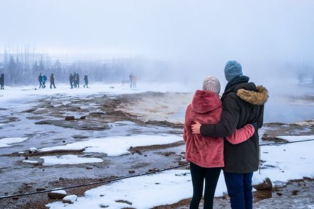 Golden Circle, Northern Lights and Blue Lagoon Tour with Ticket