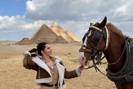 VIP Great Pyramid Tour from Inside & Sphinx & Camel Tour.