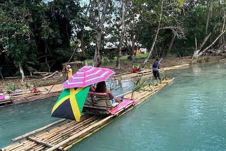 Blue Hole and Bamboo River Rafting in Ocho Rios Jamaica.