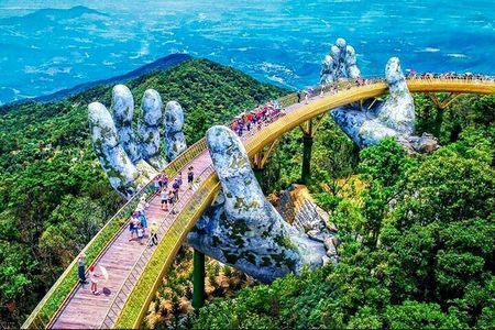 Da Nang Ba Na Hill - Golden Hand Bridge And Hoi An in 1 Day
