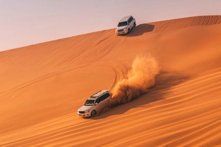 Dubai Desert Safari: Dune Bashing, Camel Ride & BBQ Dinner