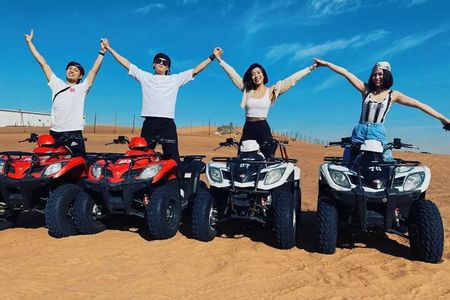 Morning Desert Safari: Dune Bashing, Camel Ride & Sandboarding