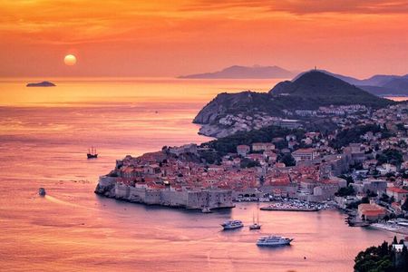 Golden hour SUNSET CRUISE from Dubrovnik Old Town