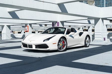 Ferrari 488 Spider Driving