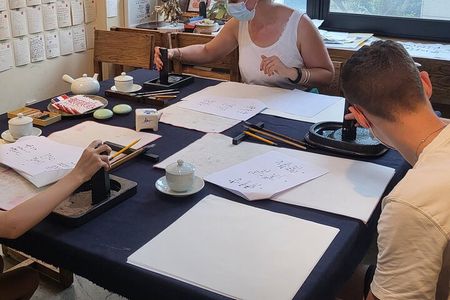 Write a Meaningful Korean Calligraphy Scroll in Insadong