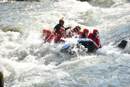 Rafting Power in the Noce stream in Ossana