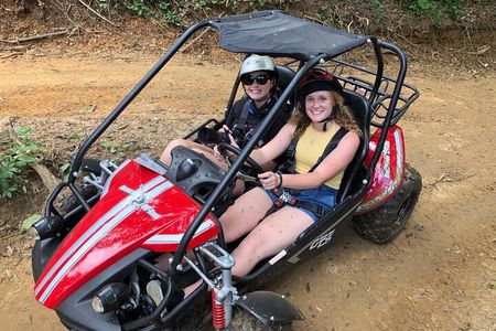 Roatan Jungle ATV Buggy Tour with Sloths & Historical Beach Stop