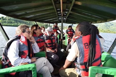 Boat cruise in Twin lakes and Lake Kivu
