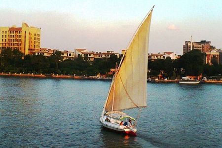 Private Felucca Sailing boat On The Nile of Aswan