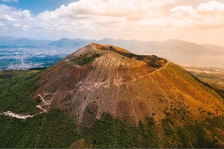 Half-Day Vesuvius Drive and Summit Hike from Naples with Lunch