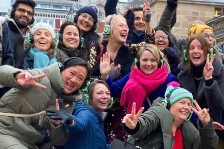 London Christmas Special Silent Disco Walking Tours