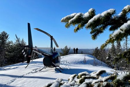 Helicopter Tour Over Mont-Tremblan