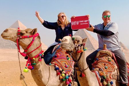 pyramids and Egyptian Museum Day tour -Car, tickets, guide, Lunch