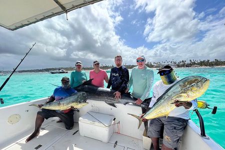 Punta Cana Private Fishing Charter on 39 Foot Boat with Bevarages