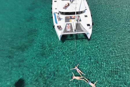 Athens Private Full day Catamaran cruise with meal & drinks