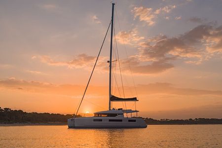 Athens Semi Private Sunset Catamaran Cruise with meal & drinks