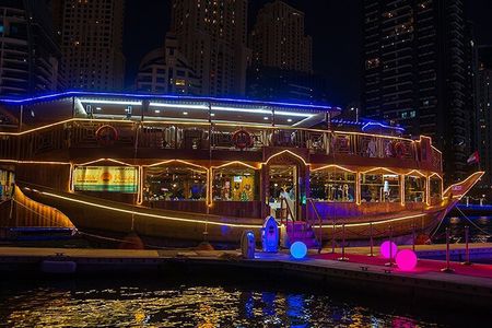 Evening Dhow Dinner Cruise in Dubai