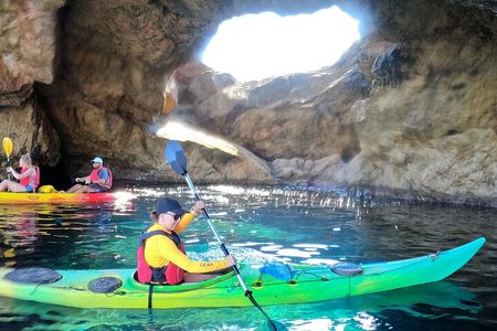 Sea kayaking Mykonos natural beauty beaches 