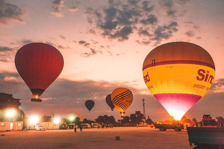 45-Minute of Amazing Hot Air Balloon Over Luxor