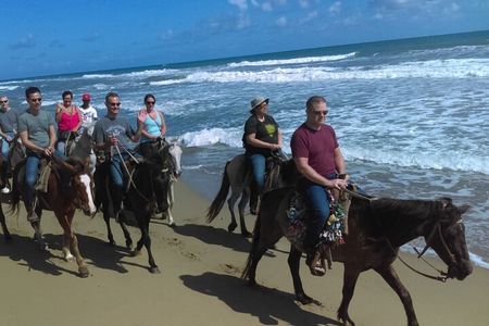 Short Excursion horseback riding tours on the beach and mountain
