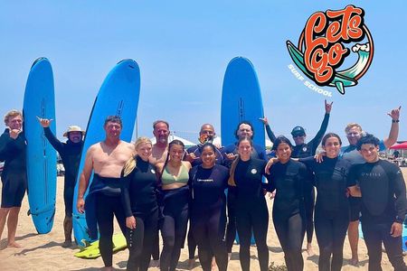 Surf Lesson in Huntington Beach