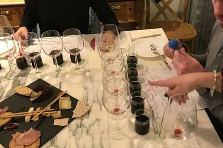 Make your bland bottle and cork Your wine in center of Florence