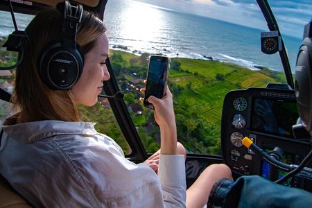Above the Island of Gods Helicopter Tour