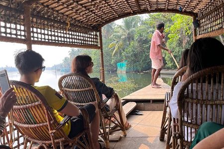 Cochin: Backwater Village Eco Boat Cruise with Lunch