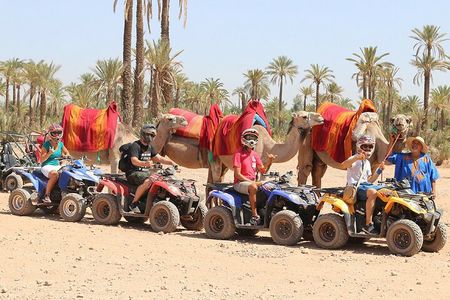 Quad bike ride 2h and camel 30min to the Palmeraie of Marrakech