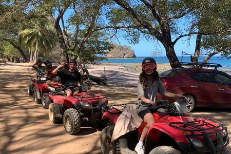 Discover secret beaches near Tamarindo on ATVs 