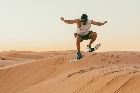 Sandboarding in agadir (Sand Surfing)with Ocean View 
