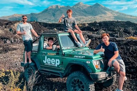 Batur Volcano Black Lava Day Adventure With 4 x 4 Jeep 