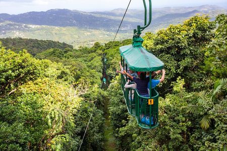 St Lucia Ultimate 3 Package: Aerial Tram, Zipline and Hiking