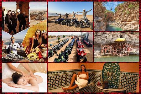 4 Excursions In 1 Pack = City tour + Quads + Hammam-massage + Paradise Valley