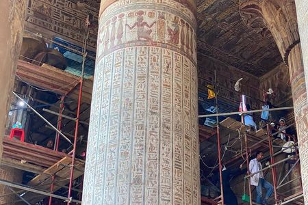 Guided tour-transfer Luxor to Aswan over Esna, Edfu and Kom Ombo