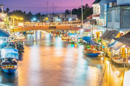 Amphawa Floating Market & Maeklong Railway Train Market Tour