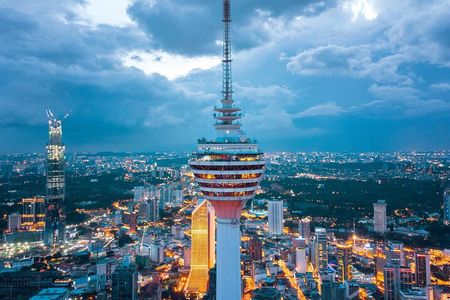 Dining at ORBIT Revolving Restaurant KL Tower with Transfers