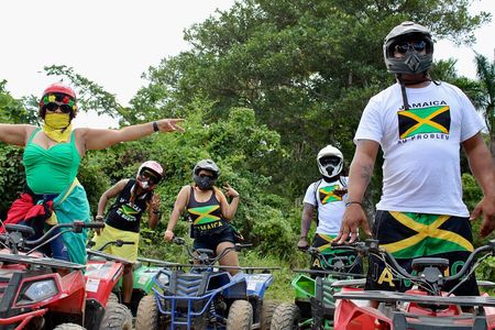 ATV, Bamboo Rafting, Horseback Ride n Swim Guided Tour