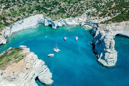 Full-Day Small-Group Cruise in Milos & Poliegos with Lunch