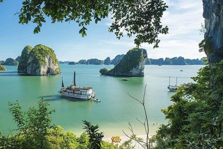 Garden Bay Cruises - Traditional Wooden Boat to Bai Tu Long Bay