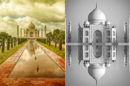 From Delhi: Overnight Taj Mahal Sunrise and Sunset Tour