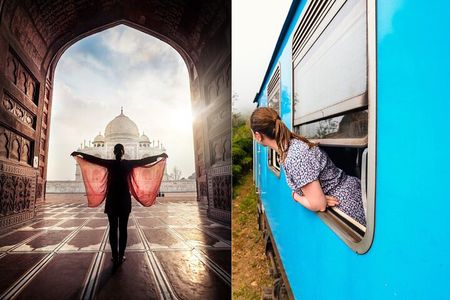4 Day Golden Triangle Tour with Train Ride Experience