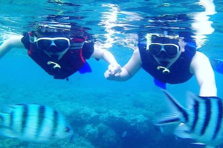 Best Bali snorkling at blue beach all inclusive
