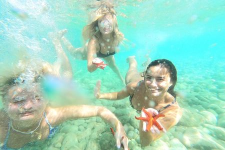 Pula Kayak Tour-Cliff jumping,snorkeling& free GoPro pictures