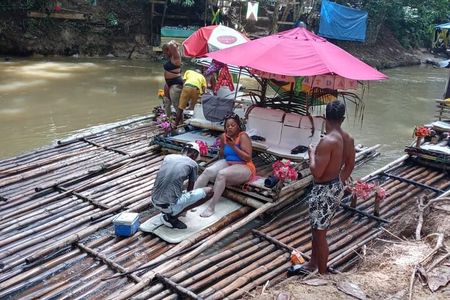 Private River Bamboo Rafting Activity in Ocho Rios Jamaica 