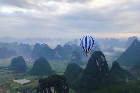 Yangshuo Hot Air Ballooning Sunrise/Sunset Experience Ticket