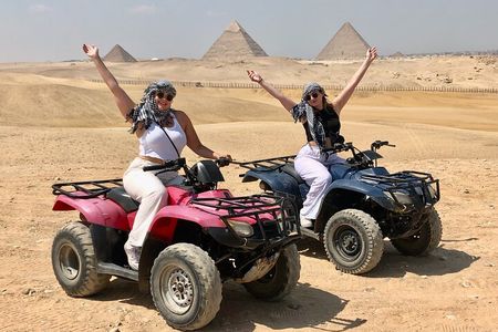 Giza Pyramids Private Luxury tour, lunch, ATV, Camel &shopping