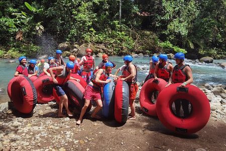 Tubing in Rio Celeste