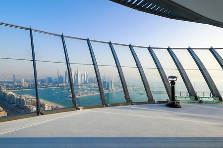 Half day Dubai private city tour&The palm view observatory ticket