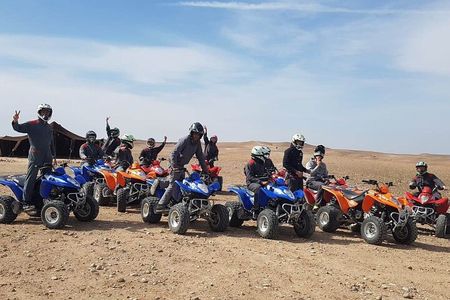 Agafay desert: Quad + Camel + Dinner show 